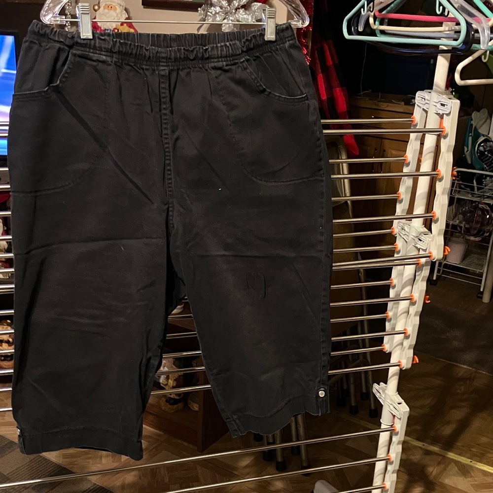 Croft & Barrow Women's Black Bike Shorts